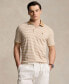 Men's Classic-Fit Soft Cotton Polo Shirt Classic Camel/white, M - фото #1