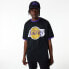 Фото #6 товара NEW ERA 60357111 NBA Team Logo Mesh Los Angeles Lakers short sleeve T-shirt