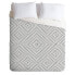 Фото #1 товара King Fimbis Kernoga Lines Comforter Set Black/White - Deny Designs