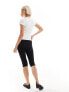 Фото #7 товара Monki cropped cupro capri pants in black