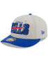 Фото #4 товара Men's Stone, Royal Buffalo Bills 2023 NFL Draft Low Profile 59FIFTY Fitted Hat