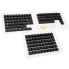 Фото #1 товара Ducky Blank Black PBT Set, Cherry-Profil - 133 Keycaps, ANSI-US-Layout, ANSI-US-Layout