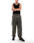 Dickies madison baggy fit denim jeans in overdye washed brown