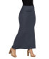 ფოტო #5 პროდუქტის Women's Comfortable Foldover Maxi Skirt