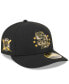 Фото #1 товара Men's Black San Diego Padres 2024 Armed Forces Day Low Profile 59FIFTY Fitted Hat