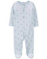 Baby Sailboat Zip-Up PurelySoft Sleep & Play Pajamas 3M
