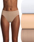 ფოტო #1 პროდუქტის Women's 3-Pk. Cool Comfort Microfiber Brief Underwear AK83