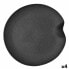 Фото #1 товара Поднос для закусок Bidasoa Fosil Чёрный Керамический Глинозем 31,4 x 31,2 x 4 см (4 штуки)