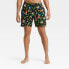 Story Clover Men's Black Fictitious Character Drawstring Pajama Shorts Medium M