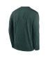 Men's Green Oakland Athletics Authentic Collection Team Logo Legend Performance Long Sleeve T-shirt