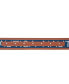 Men's Logo Ribbon with Leather Trim Belt