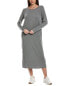 Eileen Fisher Jewel Neck Midi T-Shirt Dress Women's