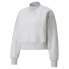 Puma Train Sherpa Pullover Crew Neck Sweatshirt Womens White 520961-72