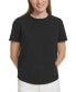 ფოტო #1 პროდუქტის Women's Cotton Crewneck Short-Sleeve T-Shirt