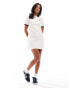 Miss Selfridge Petite polo tennis mini dress in cream