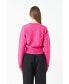 Фото #6 товара Women's Love Chenille Embroidered Plush Sweater