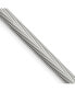 ფოტო #2 პროდუქტის Stainless Steel Polished 6.2mm Flat Snake Chain Necklace