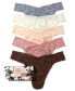 ფოტო #1 პროდუქტის Signature Lace Original Thong 5Pack