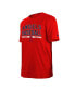 Фото #3 товара Men's Red Los Angeles Angels Batting Practice T-shirt