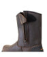 Фото #2 товара Men's Barrier Lightweight Insulated 9-Inch Brown Leather Work Boots