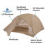 Фото #3 товара Big Agnes Tiger Wall UL Ultralight Bikepacking Tent with UV-Resistant Solutio...