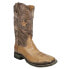 Фото #4 товара Corral Boots Star Inlay & Embroidery Square Toe Cowboy Mens Brown Casual Boots