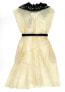 Фото #2 товара Marni Tie and Dye Musslin Sleveless Off White/Black Cotton Dress sz 38 $ 1,593