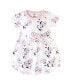 Фото #3 товара Baby Girl Organic Cotton Short-Sleeve Dresses 2pk, Wild Flowers