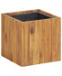 Фото #1 товара Garden Raised Bed Pot 9.6"x9.6"x9.8" Solid Acacia Wood