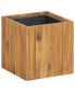 Garden Raised Bed Pot 9.6"x9.6"x9.8" Solid Acacia Wood