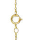ფოტო #2 პროდუქტის Cultured Baroque Freshwater Pearl (12mm) & Diamond (1/20 ct. t.w.) 18" Pendant Necklace in 14k Gold