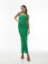 Фото #1 товара Topshop co-ord sequin maxi skirt in green