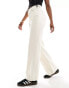 Фото #4 товара Sixth June high waist wide leg trousers in washed ecru