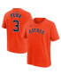 ფოტო #1 პროდუქტის Big Boys Jeremy Peña Orange Houston Astros Player Name and Number T-shirt