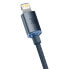 Фото #3 товара Kabel przewód do szybkiego ładowania i transferu danych USB-C Iphone Lightning 20W 2m czarny