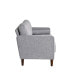51.6" Polyester Lillith Loveseat with Track Arms