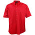 River's End Ezcare Woven Short Sleeve Button Up Shirt Mens Red Casual Tops 733-R