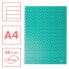 Фото #2 товара Блокнот линейный ESSELTE Wiro Cardboard Covers Color Breeze A4 в полоску