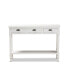 Фото #3 товара Garvey French Provincial Finished Wood 3-Drawer Entryway Console Table
