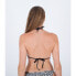 Фото #2 товара HURLEY Daisy Fields Slide Tri Bikini Top