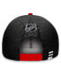 Фото #1 товара Men's Black, Red Chicago Blackhawks Authentic Pro Rink Two-Tone Snapback Hat