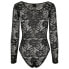 URBAN CLASSICS Long Sleeve Lace Bodysuit