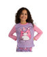 ფოტო #3 პროდუქტის Girls Youth Lola the Unicorn 2-Piece Sleepwear Set with Long Sleeve Shirt and Sleep Pants