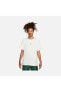Фото #1 товара Sportswear Club Wide Cut Short-Sleeve Beyaz Erkek T-shirt FJ0560-134