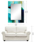 Фото #8 товара Reverse Printed Tempered Art Glass with Rectangular Beveled Mirror Wall Decor - 48" x 36''