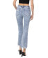 ფოტო #3 პროდუქტის Women's High Rise Cropped Flare Jeans