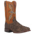 Фото #2 товара Dan Post Boots Dorsal Embroidered Square Toe Cowboy Mens Brown Casual Boots DP4