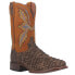 Dan Post Boots Dorsal Embroidered Square Toe Cowboy Mens Brown Casual Boots DP4