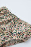 Фото #4 товара Платье и трусики из ткани с цветочным принтом ZARA