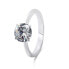 Timeless silver ring with clear zircon RI057W 52 mm - фото #1